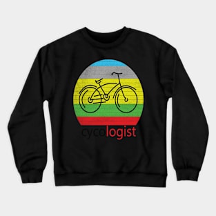 Cycologist bicycle Crewneck Sweatshirt